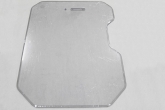 safety window 1/2" thick w/ milled edge insert to fit gehl rt250