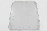 safety window 1/2" thick w/ milled edge insert to fit kubota svl models (svl75 svl90 svl95)