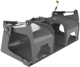 extended lip heavy duty grapple bucket | berlon