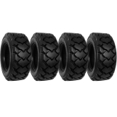 set of 4 12x16.5 galaxy 12-ply hulk l-4/l-5 skid steer tires