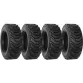 set of 4 10x16.5 galaxy 10-ply beefy baby ii r-4 skid steer tires