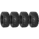 set of 4 12x16.5 galaxy 10-ply xd2010 r-4 skid steer tires