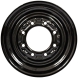 set of 4 titan wheels 16.5x8.25 - 7 1/2" offset 8x8 bolt black