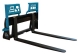 heavy duty pallet forks 5,500 lb rated walk through | rock solid