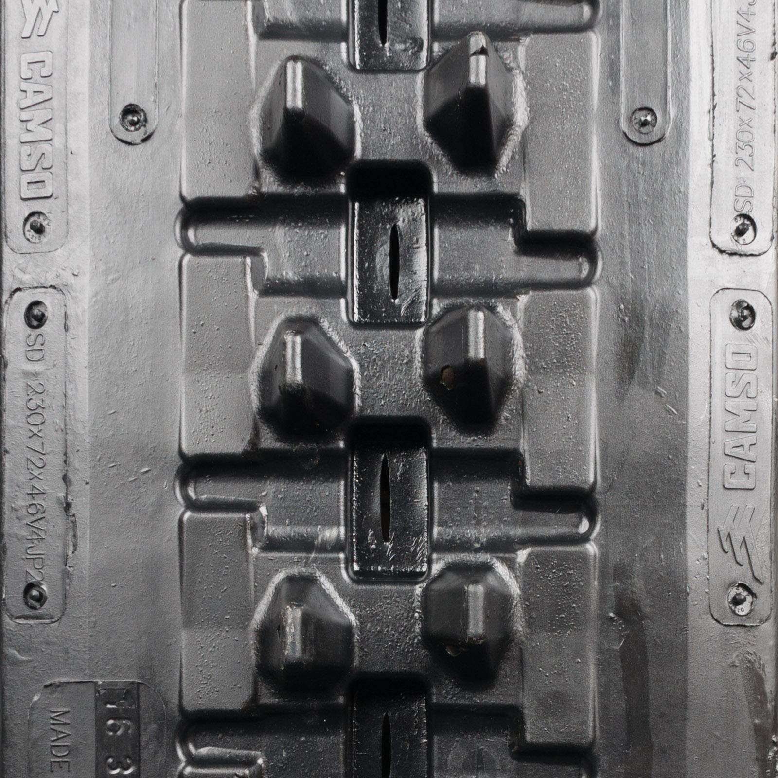 set of 2 9" camso heavy duty rubber tracks (230x72x46)