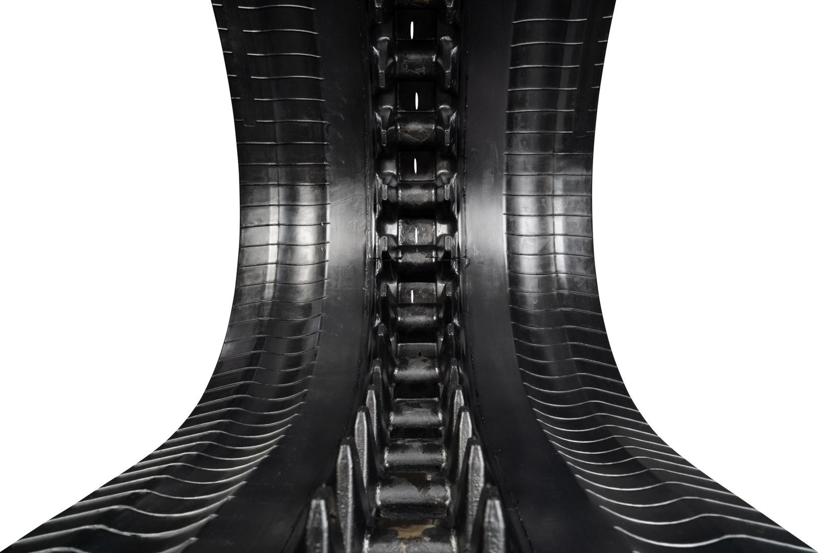 set of 2 16" camso heavy duty sawtooth pattern rubber track (400x86bx53)